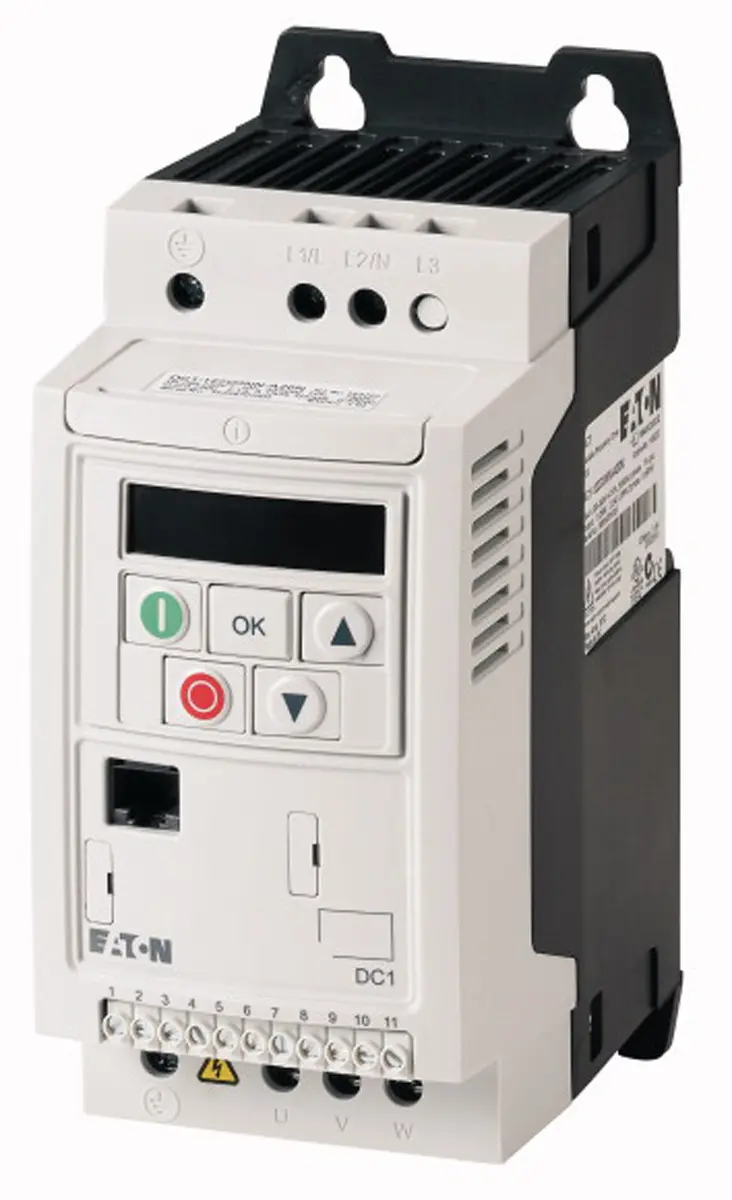 Produktfoto 1 von Eaton DC1 1-Phasen Frequenzumrichter 0.75 kW 240 V 7 A 16kHz