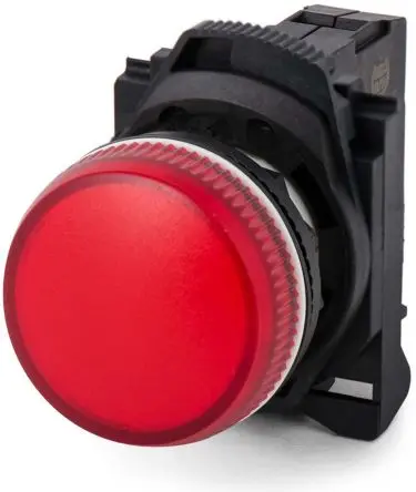 Produktfoto 1 von Allen Bradley Anzeigelampe 800F 24V ac/dc Rot, Ausschnitt-Ø 22 mm LED Panel Rund IP66, IP65 Schraube