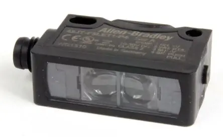Produktfoto 1 von Allen Bradley 42JT Kontrastsensor 12 mm, IP69K, IP67, Weiße LED IO-Link, Push-Pull 25 mA 30V dc