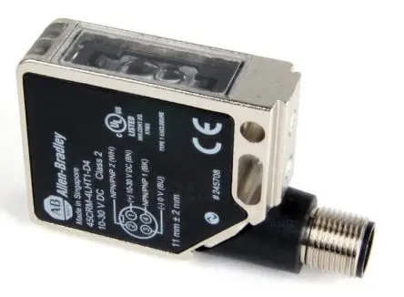 Produktfoto 1 von Allen Bradley 45CRM Farbsensor 11 mm, IP67, RGB-LED IO-Link, 2 x NPN/PNP 60 mA 30V dc
