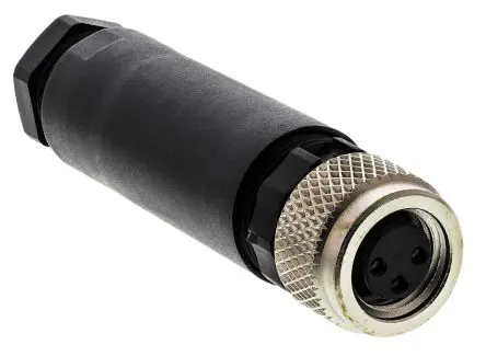 Produktfoto 1 von Molex 120091 M8 Rundsteckverbinder Stecker 3-polig Buchse 3A Kabel IP65, IP40