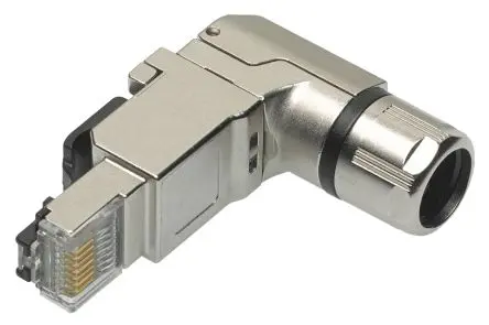 Produktfoto 1 von Molex 130047 Stecker RJ45-Steckverbinder, 1-Port 8-polig Abgeschirmt Kabel gewinkelt