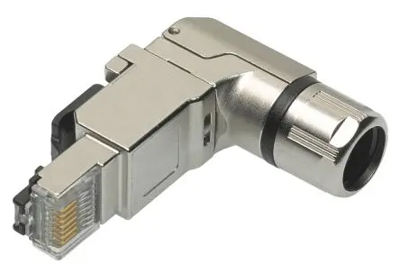 Produktfoto 1 von Molex 130047 Stecker RJ45-Steckverbinder, 1-Port 8-polig Abgeschirmt Kabel gewinkelt
