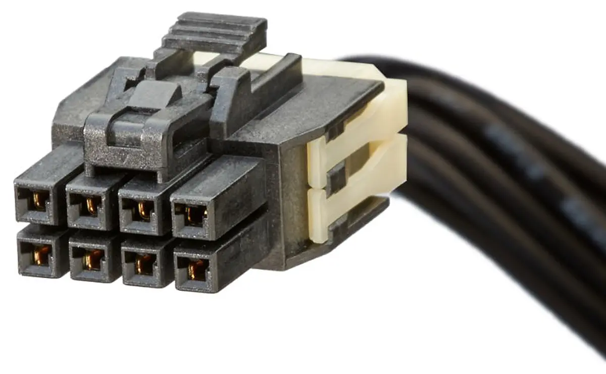 Produktfoto 1 von Molex 8 45130 Platinenstecker-Kabel Nano-Fit 8 / Nano-Fit Buchse / Buchse, 1 m