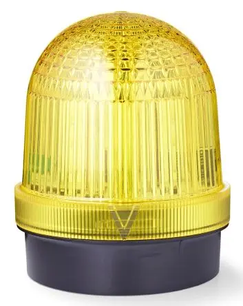 Produktfoto 1 von AUER Signal TDCW LED Filament/Warnsummer, Dauer Signalleuchte 32V ac Gelb Oberfläche, Ø 70 mm x 139 mm IP66