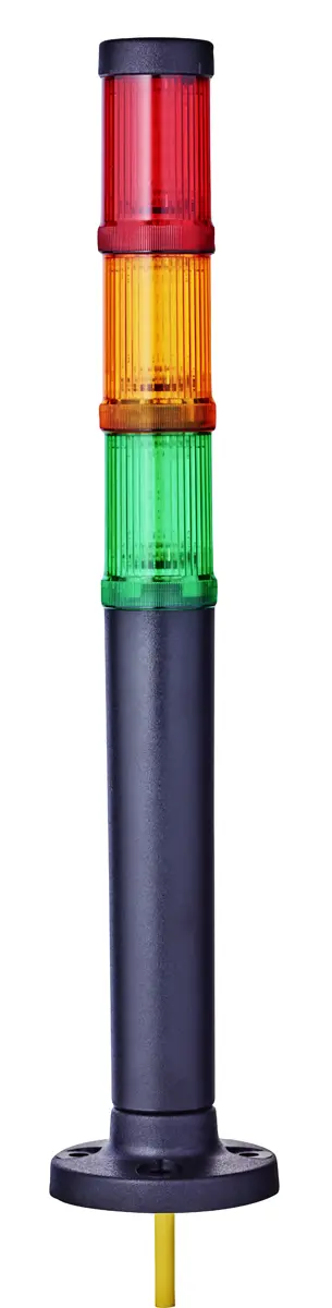 Produktfoto 1 von AUER Signal modulCOMPACT30 LED Signalturm 3-stufig Linse Rot/Grün/Gelb LED Orange, Grün, Rot + Dauer 298mm Multifunktion