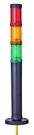 Produktfoto 1 von AUER Signal modulCOMPACT30 LED Signalturm 3-stufig Linse Gelb, Grün, Rot 24V ac/dc Dauer 298 mm Multifunktion
