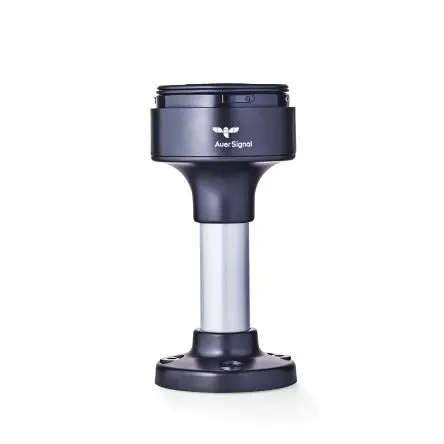 AUER Signal XMR LED Montagesockel mit Rohr Wechselstrom/Gleichstrom / 100 dB IP66, 70 mm x 61 mm