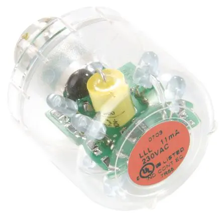 Produktfoto 1 von AUER Signal LLL LED-Lampe Gelb, Glaskolben, LED