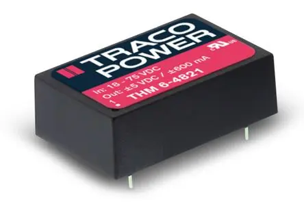 TRACOPOWER THM 6 DC/DC Konverter, 5V dc OUT 600 mA Leiterplattenmontage 18V dc 5 kV ac 6 W -40 °C 90 °C