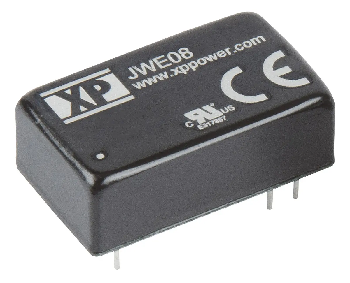 XP Power JWE08 DC/DC-Wandler 8W 24 V dc IN, 5V dc OUT / 1.6A Durchsteckmontage 1.5kV dc isoliert