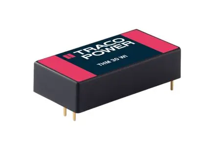 TRACOPOWER THM 30 WI DC/DC Konverter, 15V dc OUT 2 A Leiterplattenmontage 75V dc 5 kV ac 30 W -40 °C 80 °C