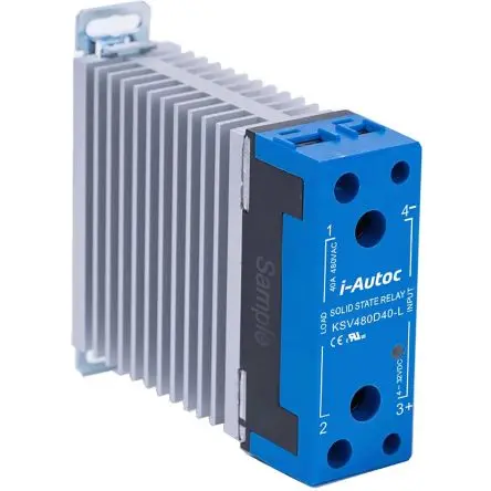 Produktfoto 1 von i-Autoc KSV Halbleiterausgang 230V ac DIN-Hutschiene 25mA