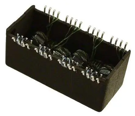 Produktfoto 1 von Wurth Elektronik LAN-Ethernet-Transformator Oberfläche 1 Ports -1.3dB, L. 28.57 mm B. 12.7mm T. 10.85 mm