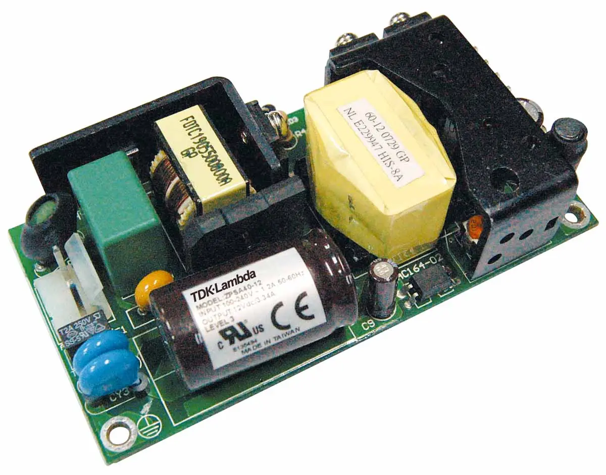 TDK-Lambda Schaltnetzteil, 12V dc 40W 90 V ac, 264 V ac Offene Bauform, PCB-Montage