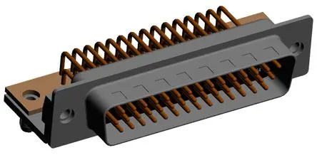 Produktfoto 1 von Norcomp SEAL-D D-Sub-Steckverbinder, 44-polig 2.286 mm Raster