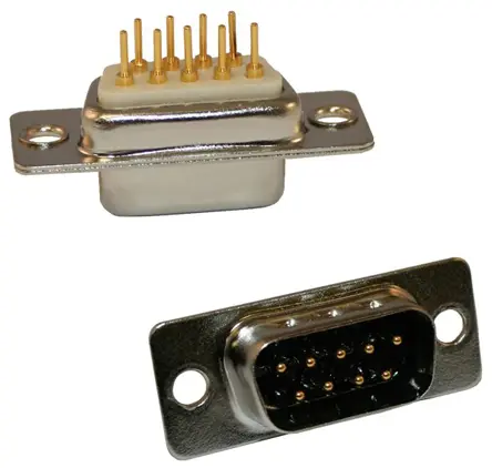Norcomp 772 D-Sub-Steckverbinder Gerade, 9-polig 2.769 mm Raster, Durchsteckmontage Stecker