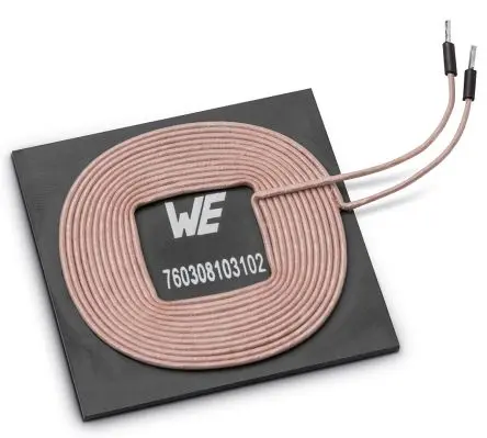 Produktfoto 1 von Wurth Elektronik WE-WPCC Drahtlose Ladespule 10 μH Übertrager 55 mΩ 7 A Ø 48 mm