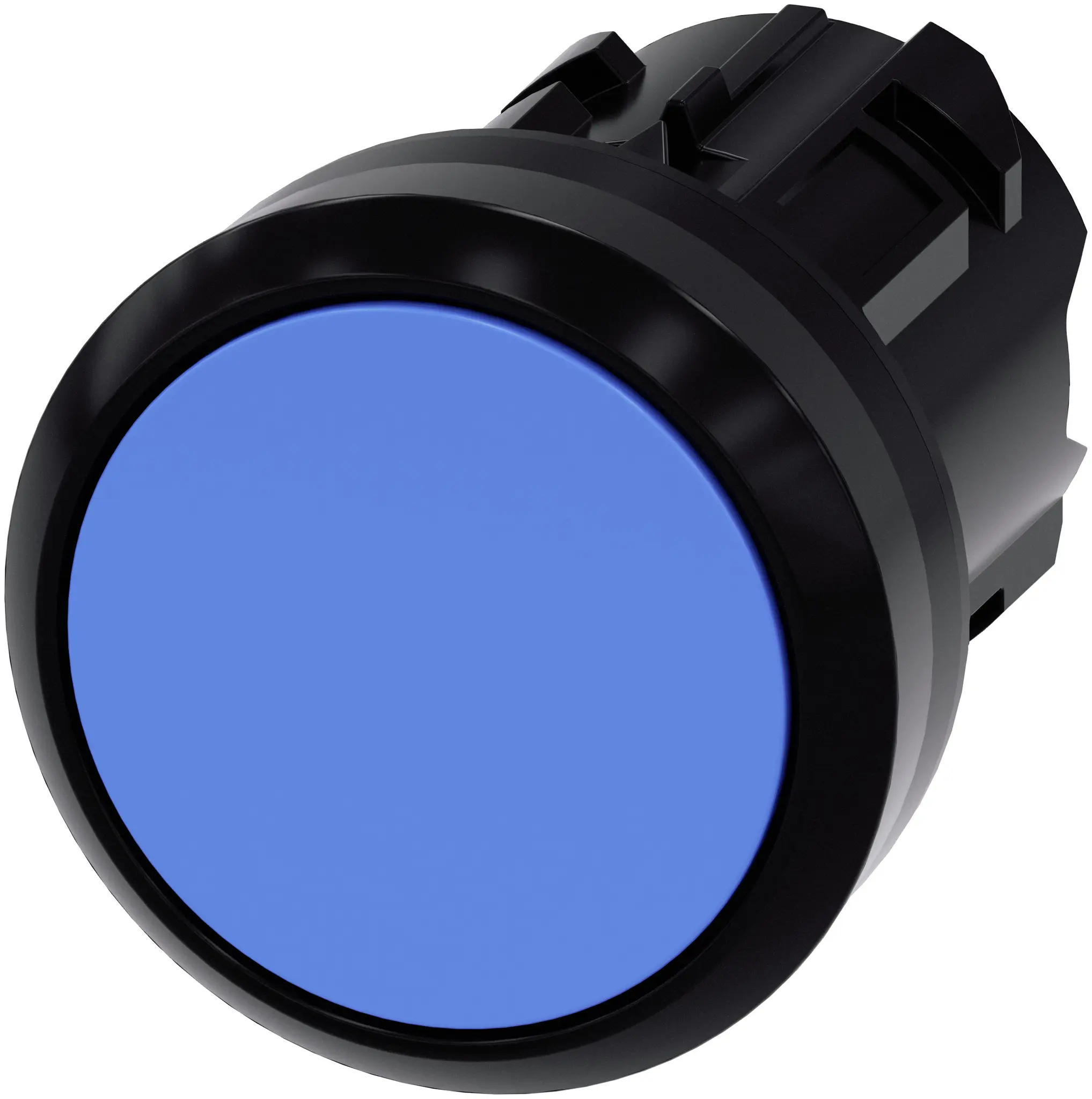 Produktfoto 1 von Siemens SIRIUS ACT Druckschalter Ø 22 mm, Blau Rastend Rund Rund Kunststoff, IP66