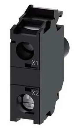 Produktfoto 1 von Siemens SIRIUS ACT 3SU14 Lichtblock Anzeigenblock LED Weiß beleuchtet 110V ac Schraube
