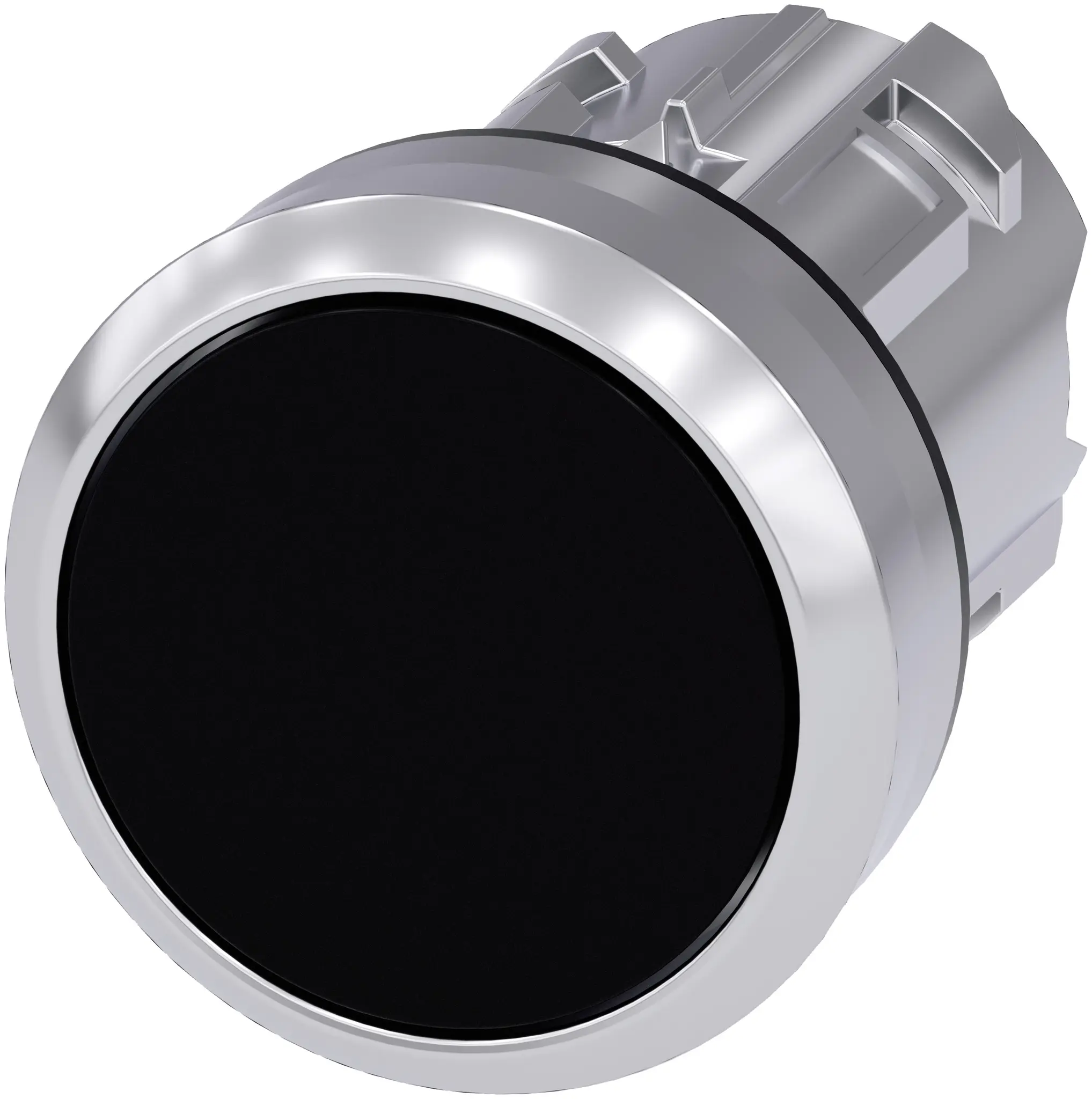 Produktfoto 1 von Siemens SIRIUS ACT Druckschalter Ø 22 mm, Schwarz Rastend Rund Rund Kunststoff, IP66