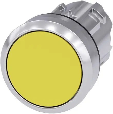 Produktfoto 1 von Siemens SIRIUS ACT 3SU10 Drucktaster Ø 22mm, Gelb Tastend Rund Kunststoff, IP66