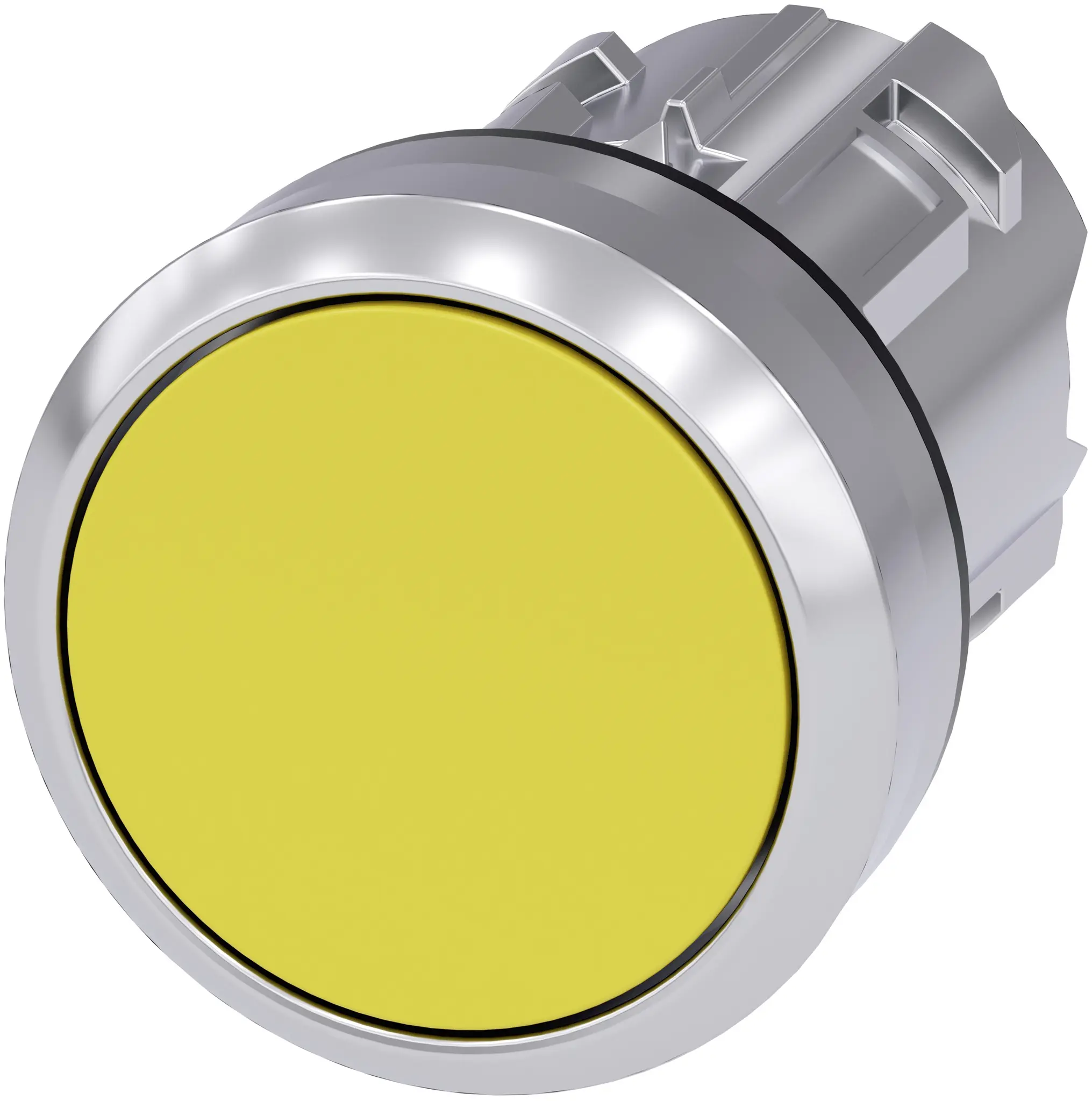 Produktfoto 1 von Siemens SIRIUS ACT Druckschalter Ø 22 mm, Gelb Rastend Rund Rund Kunststoff, IP66