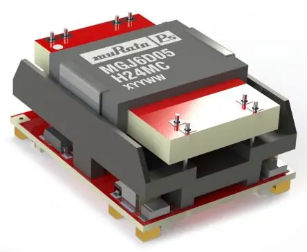 Produktfoto 1 von Murata Power Solutions MGJ6 DC/DC Konverter, 15V dc OUT / 240 mA