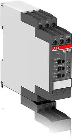 Produktfoto 1 von ABB CM-ENS Niveaurelais 1 x Eingänge DIN-Hutschiene, U Sonde = 24 V 240V ac/dc Spannung 1-poliger Umschalter, Relais