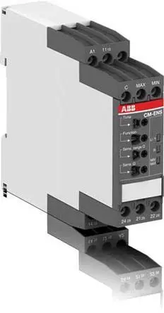 Produktfoto 1 von ABB CM-ENS Niveaurelais 1 x Eingänge DIN-Hutschiene, U Sonde = 24 V 240V ac/dc Spannung 1-poliger Umschalter, Relais