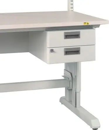 Treston 2 Schubladeneinheit, Kleinteilemagazin Weiß, 220 mm x 300mm x 454 mm