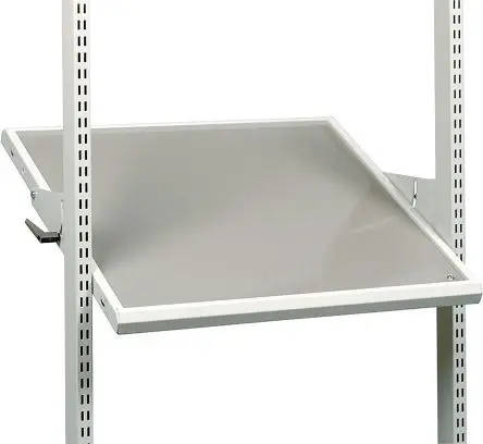 Produktfoto 1 von Treston Verstellbarer Boden, Stahl, Grau x 470mm, 650 mm, 99.79 kg Last