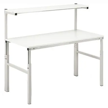 Produktfoto 1 von Treston TPH915 ESD ESD-Werkbank mit Ablage Werkbank Einstellbare Höhe L. 900 mm B. 1500mm H. 650 mm, Traglast 300kg