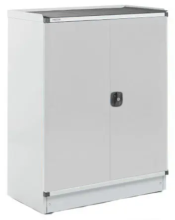 Produktfoto 1 von Treston Aufbewahrungsschrank Typ Regalschrank Freistehend 2 Tür/en 2 Regal/e 1 m 800 mm Ja 425 mm Stahl
