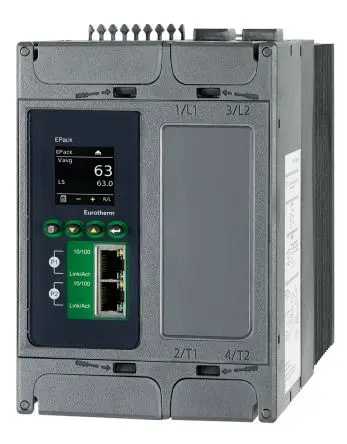 Produktfoto 1 von Eurotherm EPACK-2PH Leistungsregler DIN-Hutschiene 2 Relais Ausgang/ Analog Eingang 500V Leistungsregler