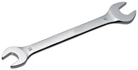 Produktfoto 1 von SAM Doppelgabelschlüssel Metrisch Vanadium Stahl Schließer (NO), Länge 249 mm