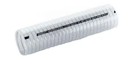 Produktfoto 1 von Contitech Vacupress Cristal Schlauch, Ø 50mm 63.5mm Klar PVC Übertragung, Vakuum 14 bar für Lebensmittel x 10m