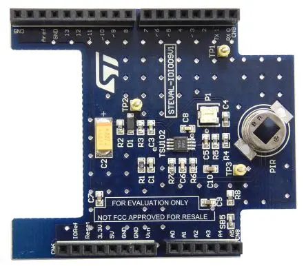 Produktfoto 1 von STMicroelectronics Murata IRA-E700ST0, Erweiterungs-Leiterplatte Entwicklungstool Sensor, PIR-Sensor für STM32 Nucleo