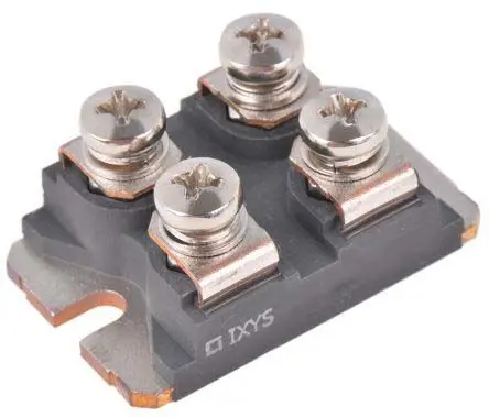 Produktfoto 1 von IXYS Zweifachthyristormodul 50 A 1200 V, Gate-Trigger 200 mA 865 A SOT-227B 4-Pin