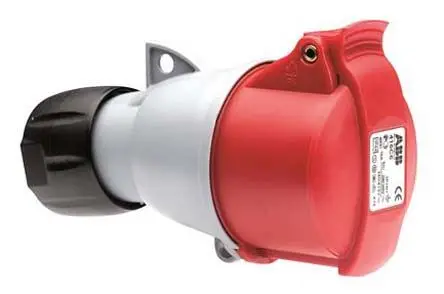Amphenol Industrial Easy & Safe Leistungssteckverbinder Rot, 415V 3P+N+PE / 32A, Kabel IP44