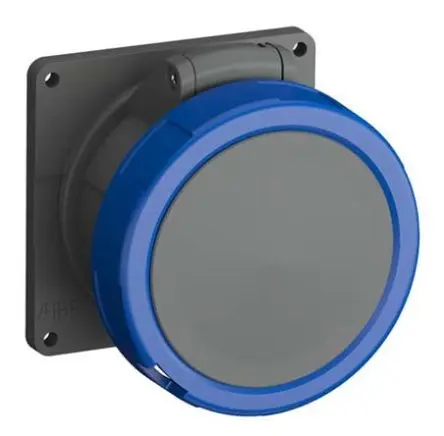 Produktfoto 1 von Amphenol Industrial Easy & Safe Leistungssteckverbinder Blau, 230V 2P+PE / 32A, Panel IP67