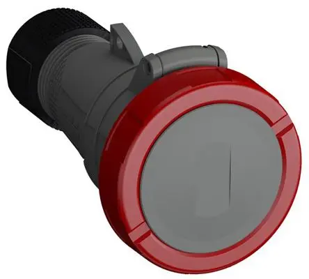 Produktfoto 1 von Amphenol Industrial Easy & Safe Leistungssteckverbinder Rot, 415V 3P+N+PE / 32A, Kabel IP67