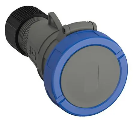 Produktfoto 1 von Amphenol Industrial Easy & Safe Leistungssteckverbinder Blau, 230V 2P+PE / 32A, Kabel IP67