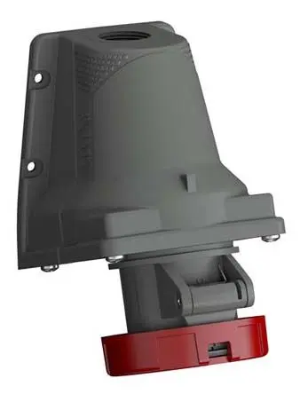 Amphenol Industrial Easy & Safe Leistungssteckverbinder Rot, 415V 3P+N+PE / 16A, Wand IP67