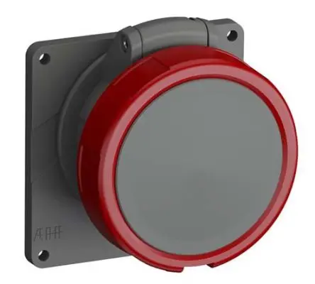 Produktfoto 1 von Amphenol Industrial Easy & Safe Leistungssteckverbinder Rot, 415V 3P+PE / 16A, Panel IP67