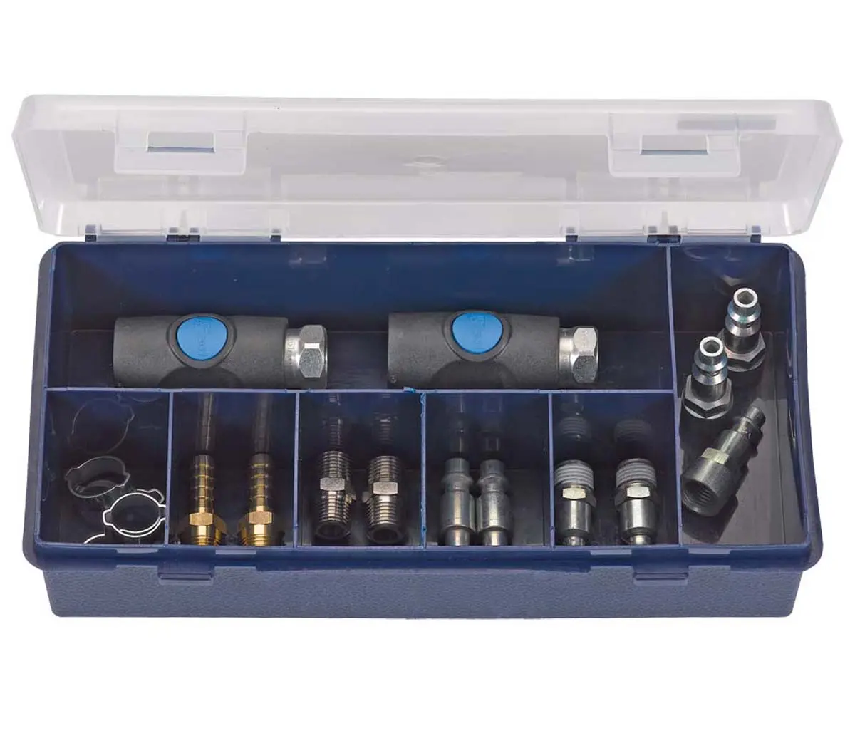 Produktfoto 1 von PREVOST Sicherheitsschnellkupplung mit Adapterkit Verbundwerkstoff Stecker, Buchse, BSP, 8mm