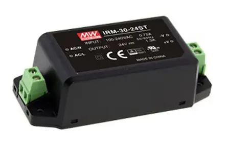 MEAN WELL IRM-30 Schaltnetzteil 1 24V dc 31 W, Fahrgestell 264V ac