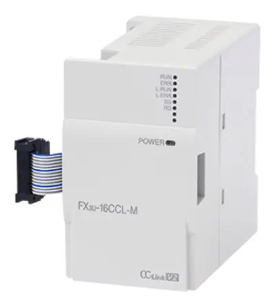 Produktfoto 1 von Mitsubishi Electric FX3U Kommunikationsmodul für iQ FX3-SPS, iQ FX3U-SPS 32 x DC Eingang / 8 x MELSEC Remote Ausgang
