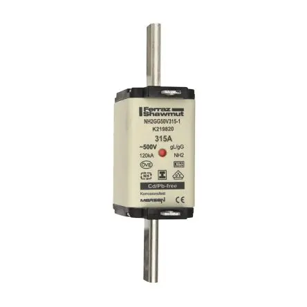 Produktfoto 1 von Mersen NH-Sicherung NH2, 500V ac / 315A gG, gG IEC