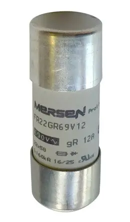 Produktfoto 1 von Mersen Protistor Patronensicherung FF / 100A 22 x 58 mm 700V ac Keramik gR